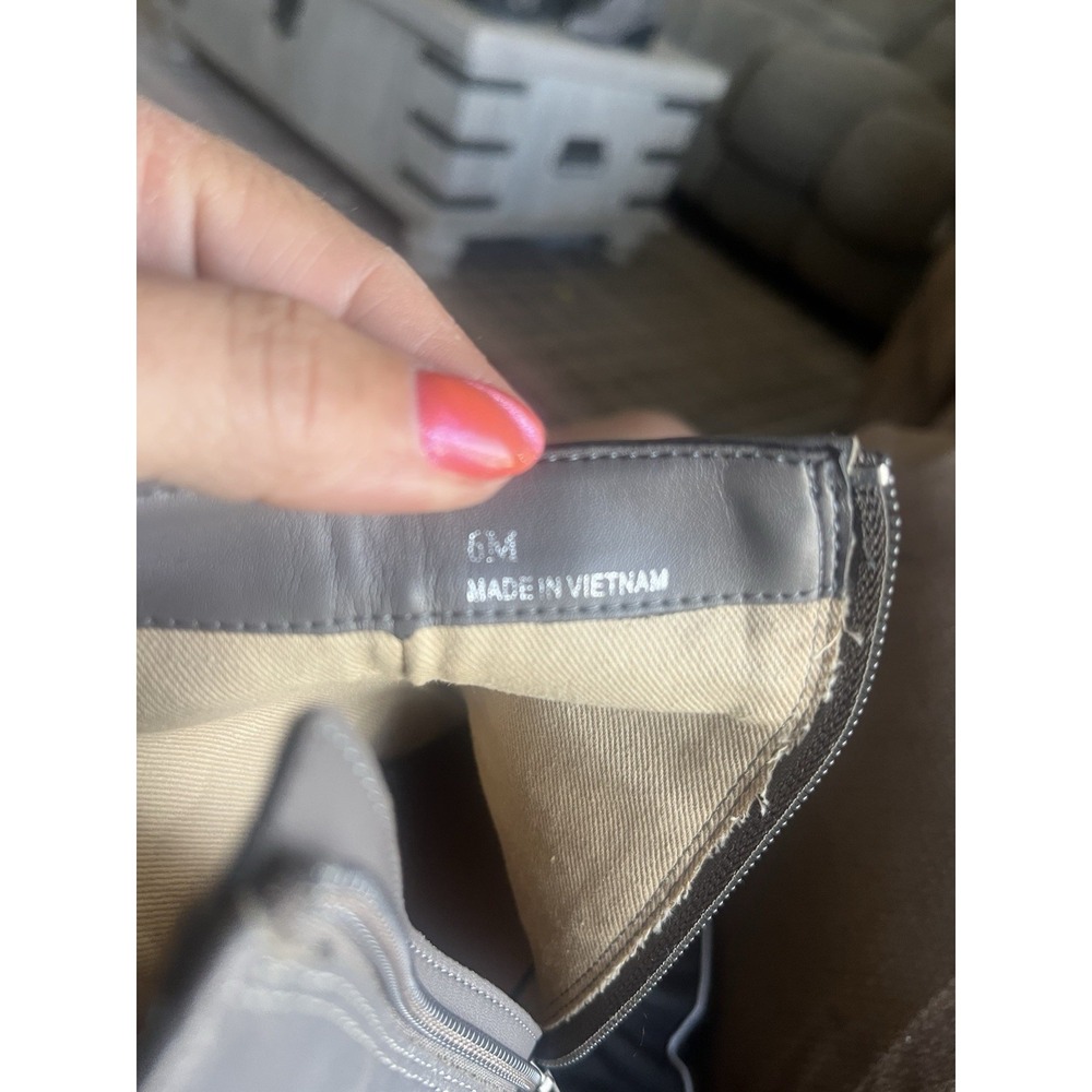 Linea Paolo Baddie Gray Boots Size 6 - Picture 2 of 4